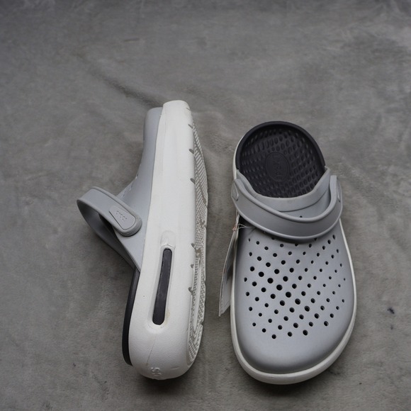 Crocs Unisex M9 W11 Clogs Grey LiteRide InMotion Slip On Comfort Sporty Casual main image 5
